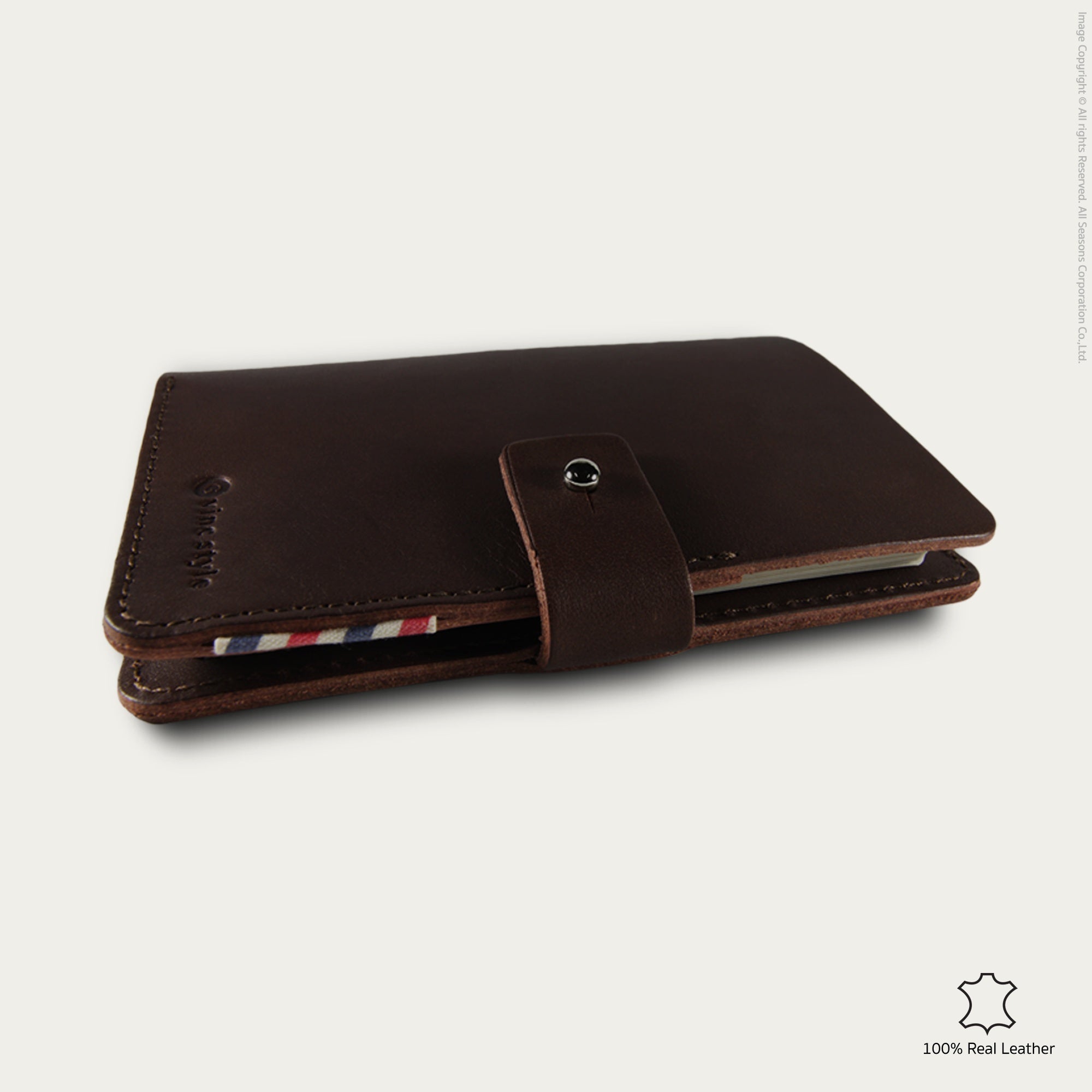 Personalized Leather Traveller Book Cover