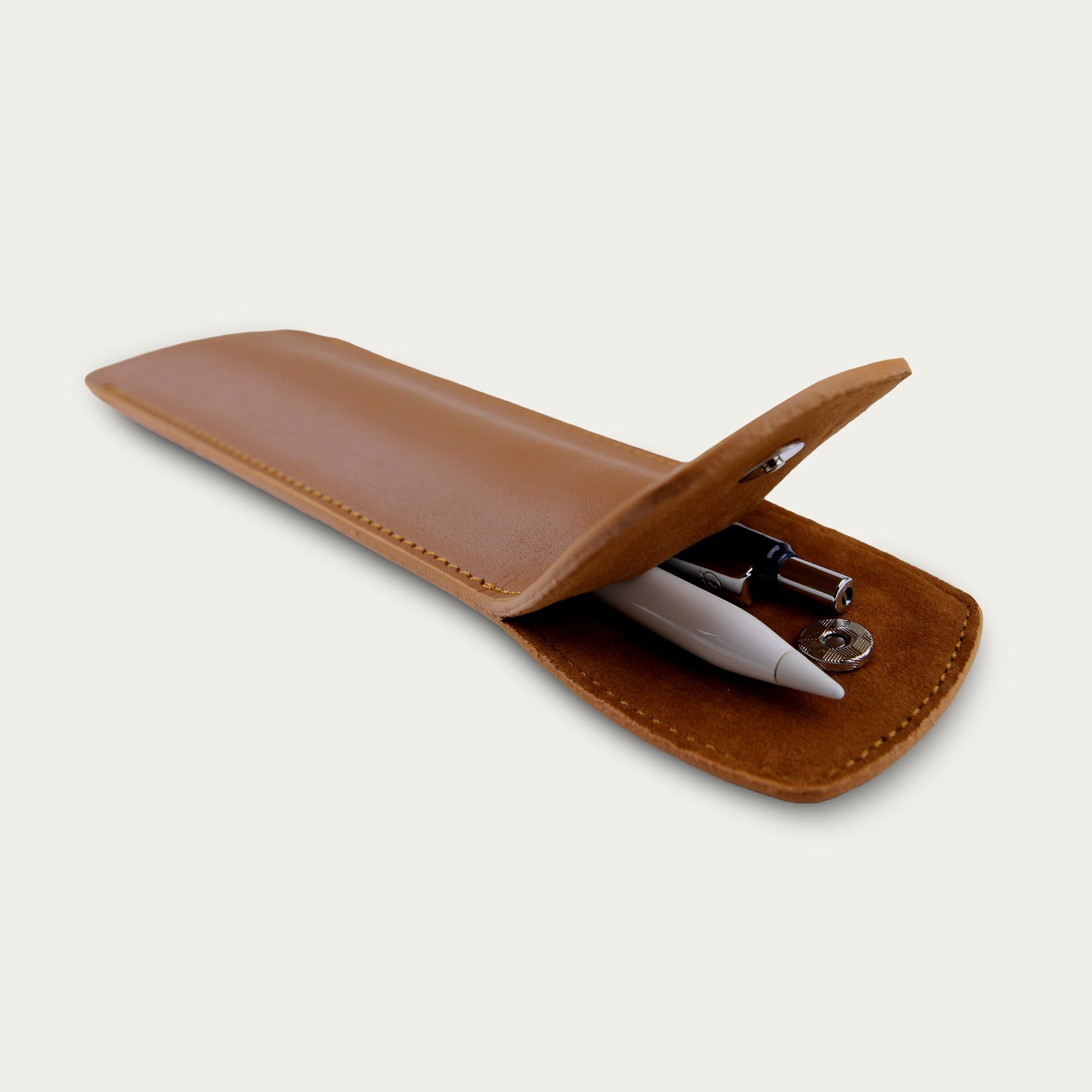 Leather Spoon Pen and Pencil Case