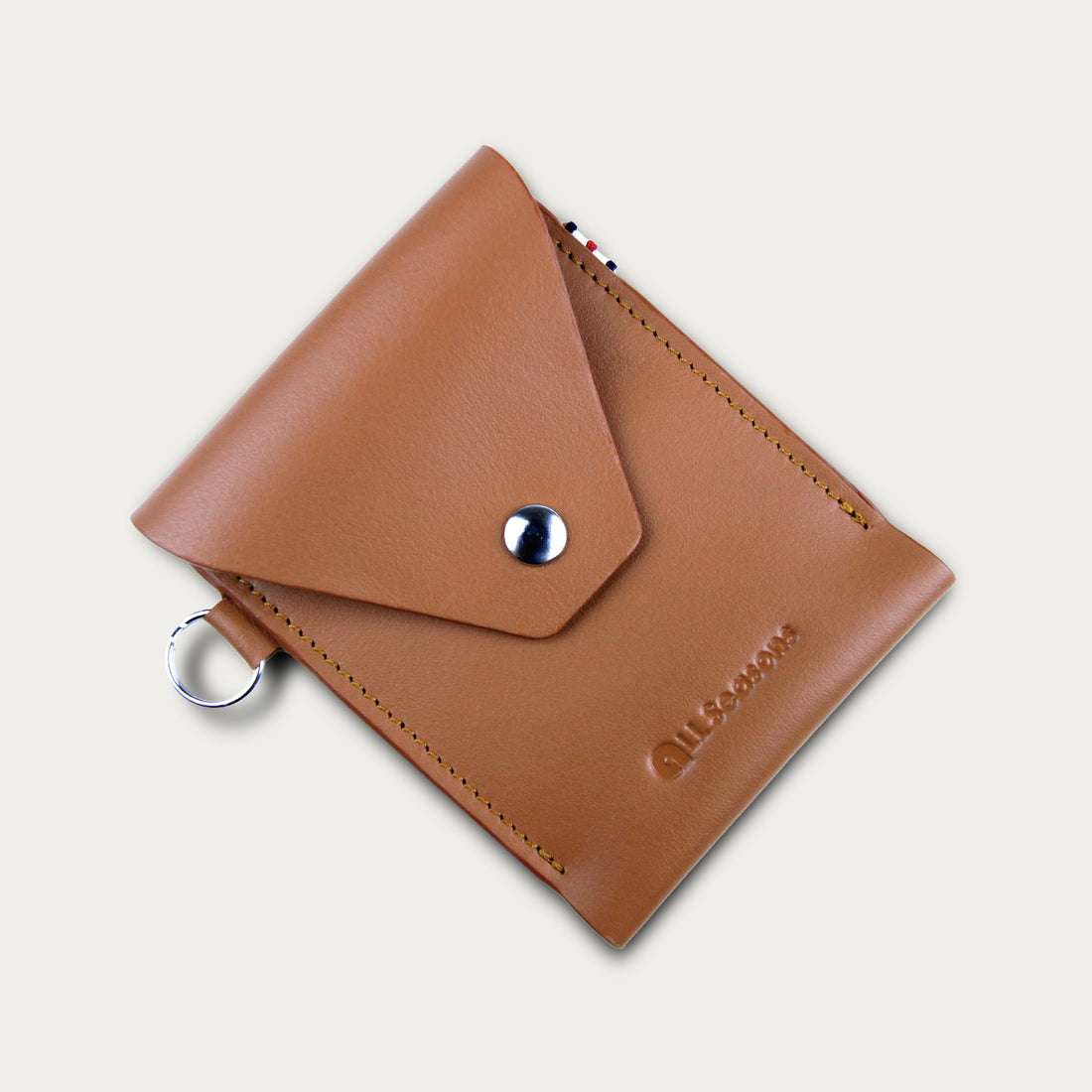 กระเป๋าใส่บัตร มีฝาปิด Leather Fold Card Cover