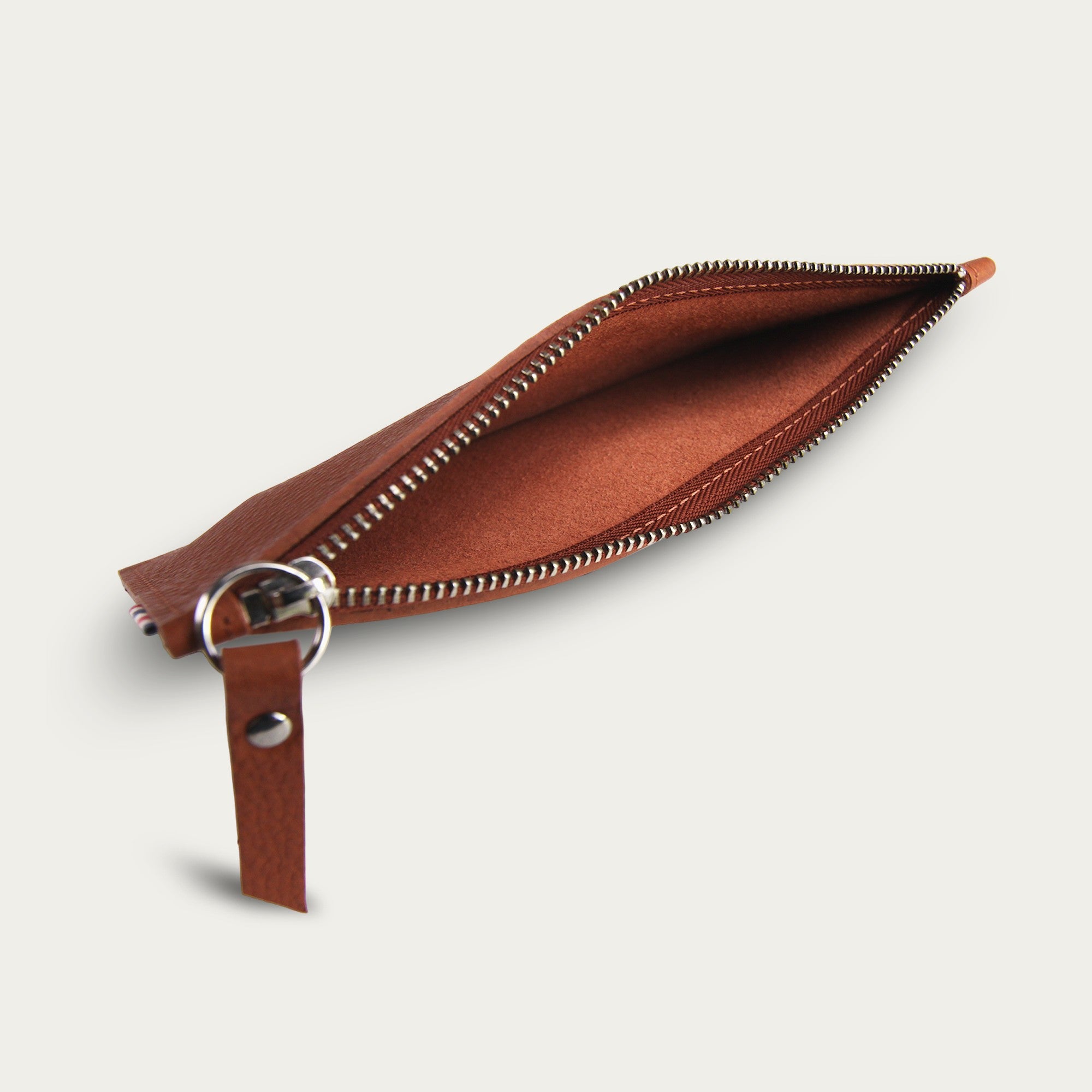Leather Rectangle Money and Pencil Case