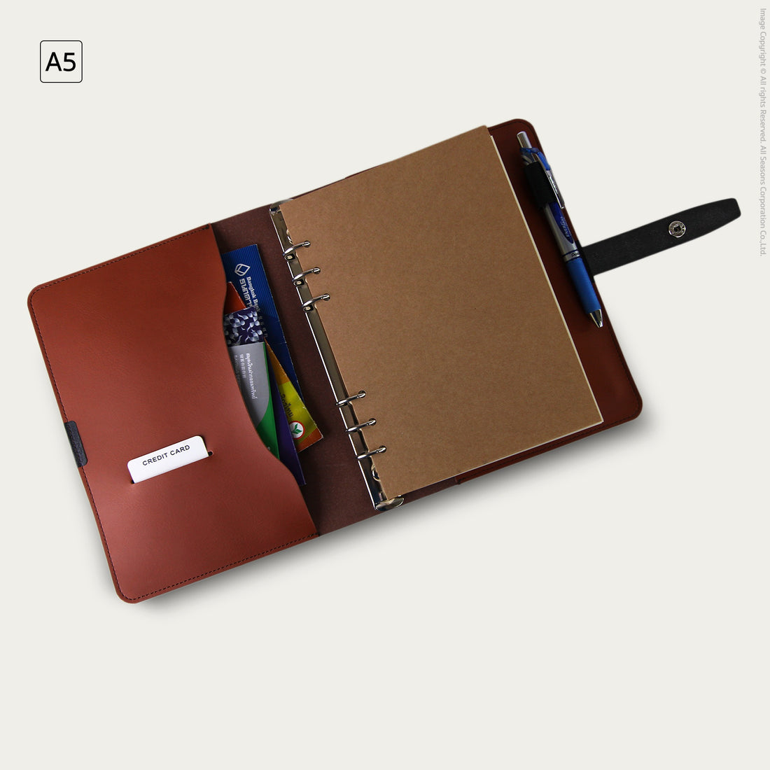 A5 V.1 - PU Personalized Bifold Notebook