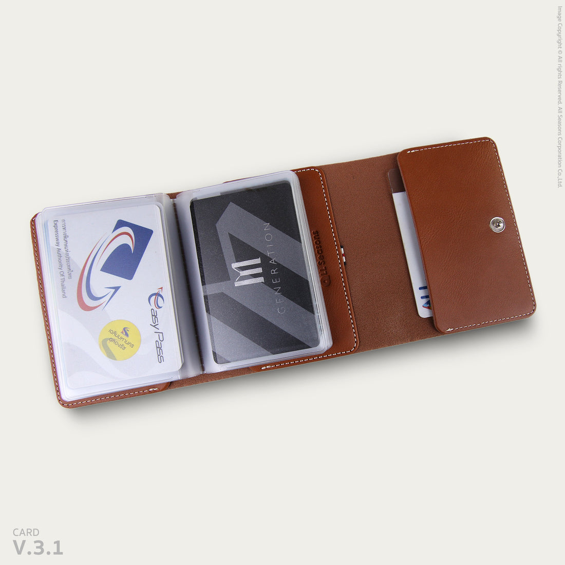 Personalized PU Trifold Card Holder [CARD V.3.1]